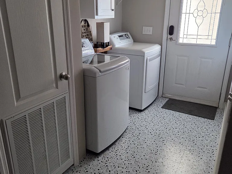 Laundry room with two storage closets Washer/Dryer included