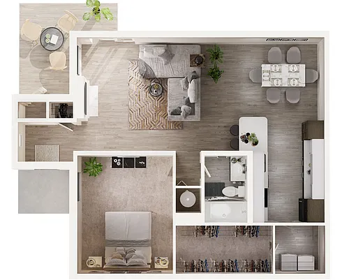 Floor plan Midway