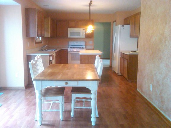 Breakfast nook into kitchen.