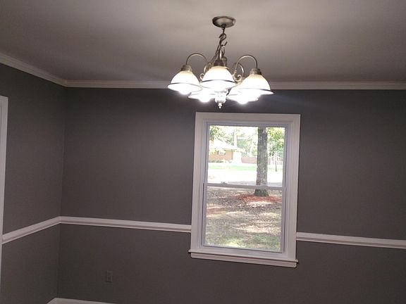 Dining Room that displays one of the new windows.