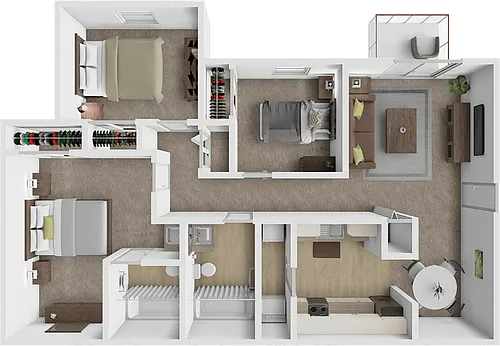 Floor plan The Chestnut