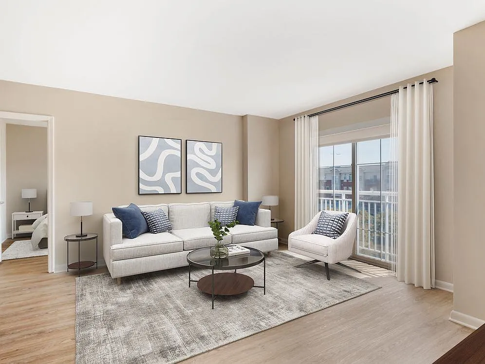 Signature Collection living room with hard surface flooring - Avalon Clarendon