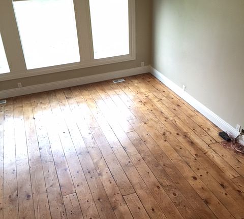 vaulted living room