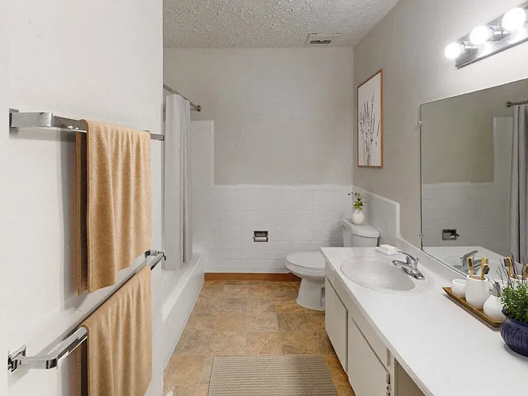 Spacious Bathroom with Large Vanity