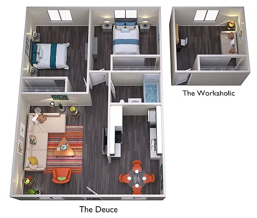 Floor plan 2 Bedroom