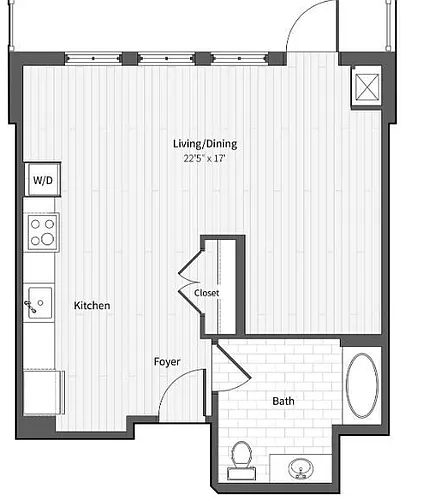 Floor plan 01s5 Studio