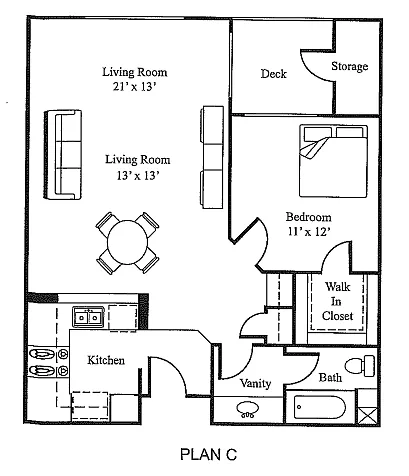 Floor plan Plan C