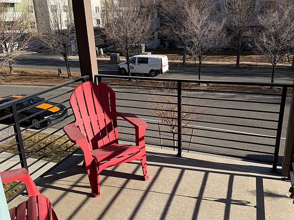 Balcony off the living room