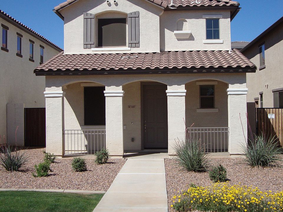 House front with porch