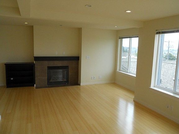 Bamboo Floors, Gas Fireplace with Built-In