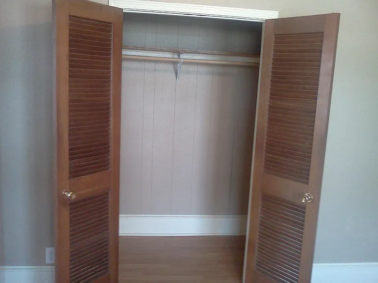 First bedroom closet