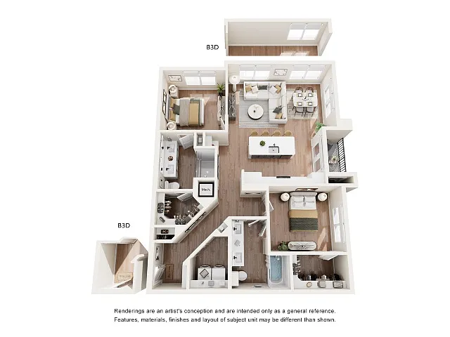 Floor plan B3
