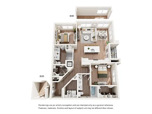 Floor plan B3