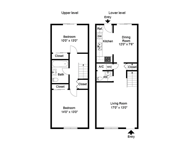 Floor plan TownHouse