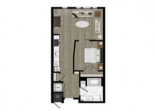 Floor plan Executive Studio (ST-B)