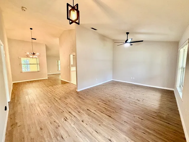 Front door & front room