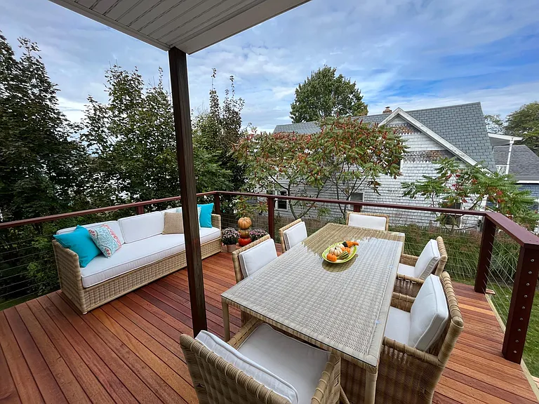 NEW BACK DECK! Finished October, 2023. Brand New SERENA AND LILLY furniture.