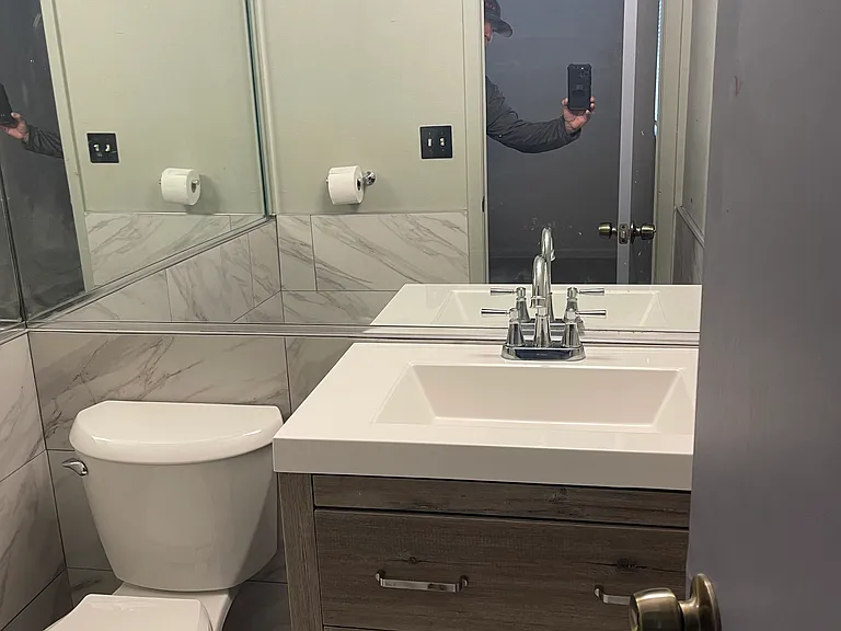 1/2 Bathroom entrance from Master Bedroom