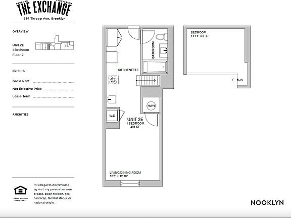 2nd image of 619 Throop Ave #6R