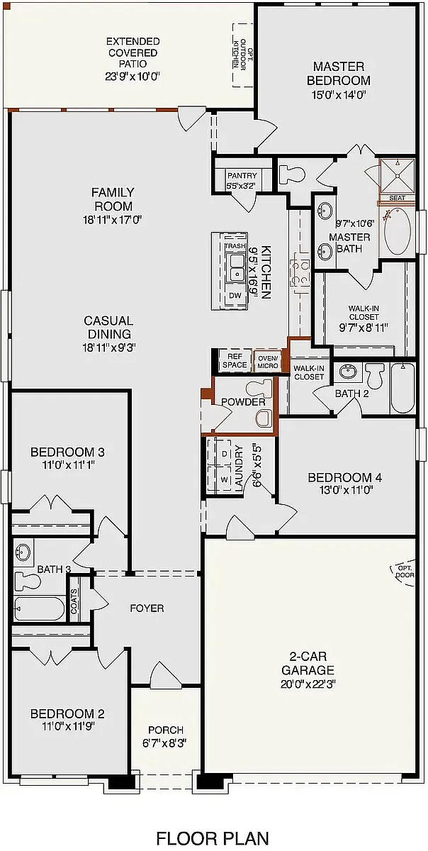 Floor Plan - 4520 Post Loop