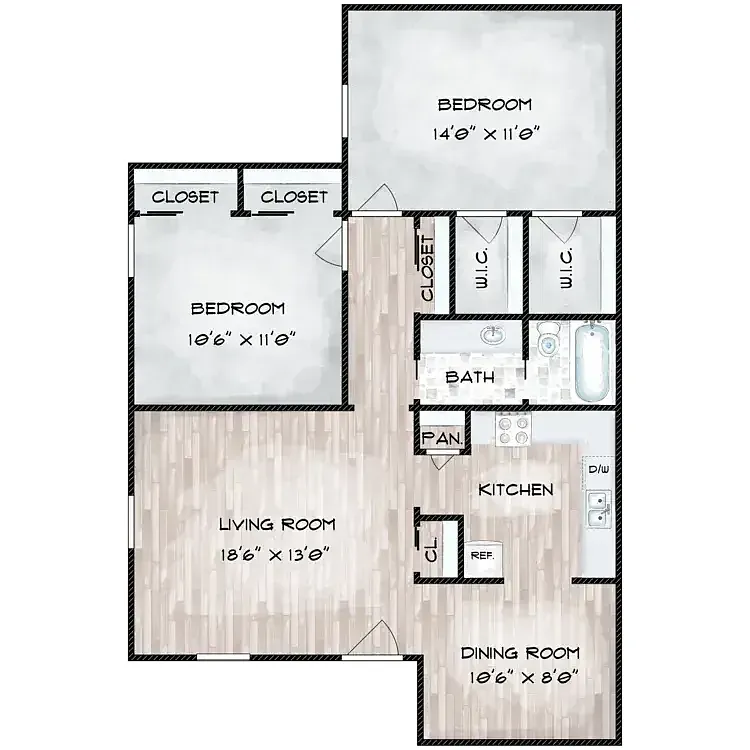 Floor plan B7