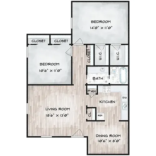 Floor plan B7