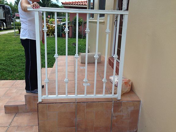 New Handrail  Entrance