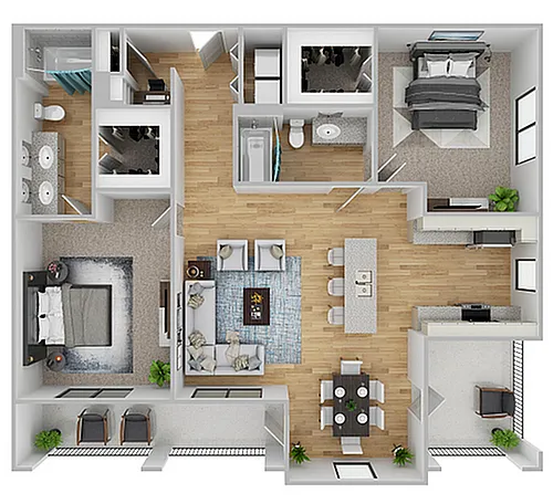 Floor plan B21