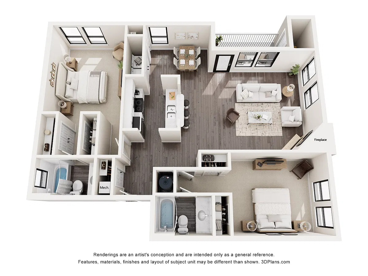Floor plan B3