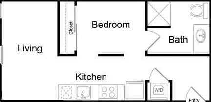 Open 1Bed5 (449-458sqft) Open 1Bed5 (449-458sqft)