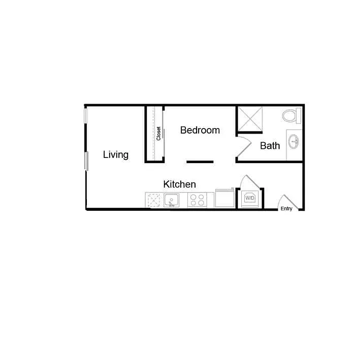 Floor plan Studio