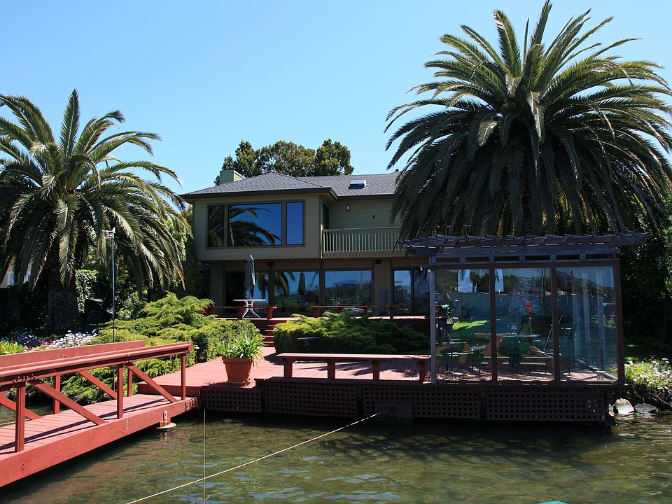 Deck/house from water