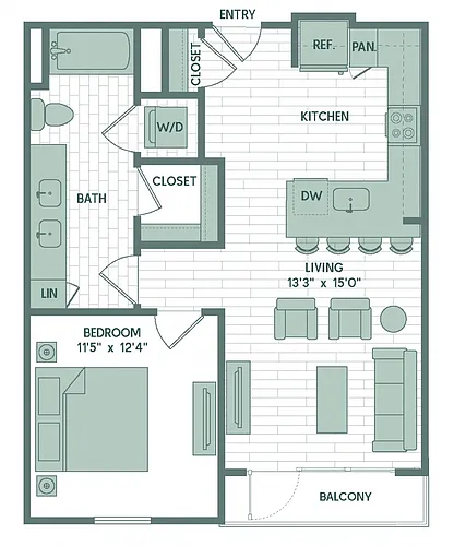 Floor plan A8
