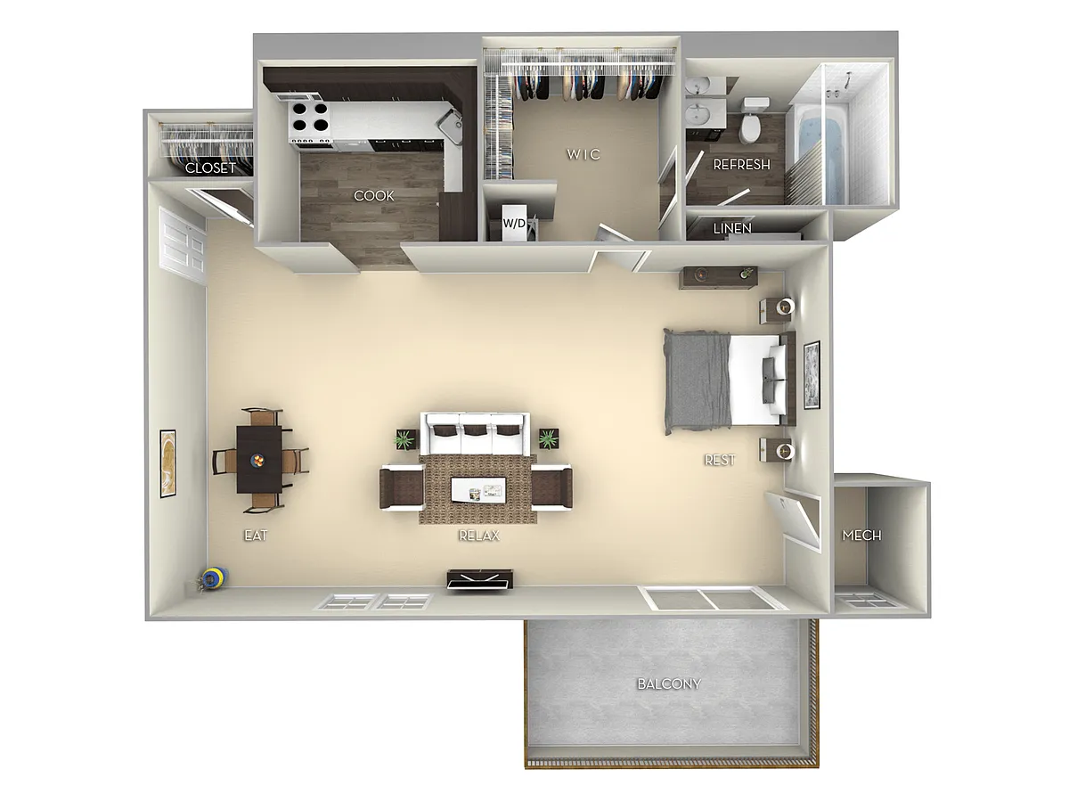 Floor plan Bluemont