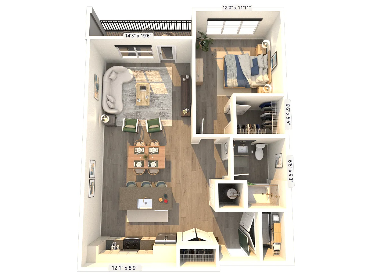 Floor plan A1-3