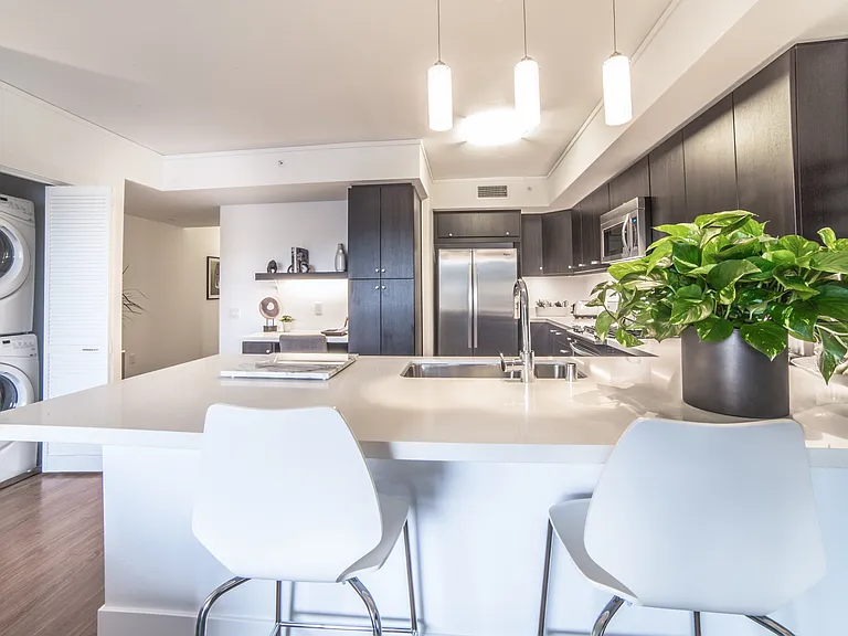 Breakfast bars, built-in desks and kitchen pantries in select homes