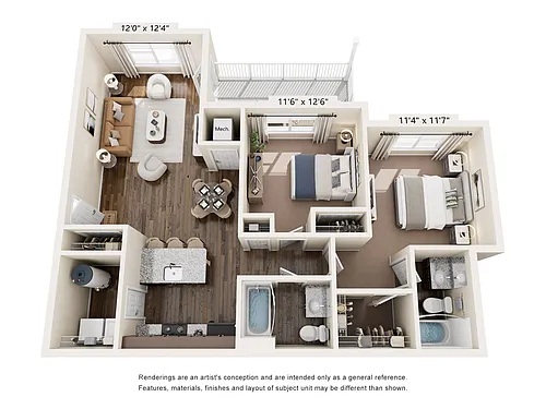 Floor plan The Cloverleaf