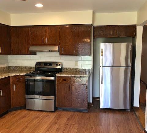 Kitchen with granite counter tops