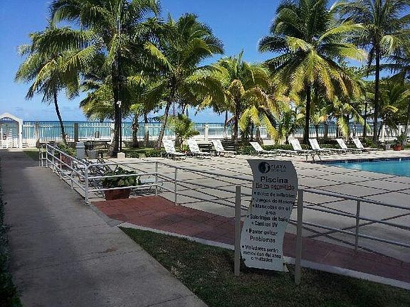 Pool and access to beach
