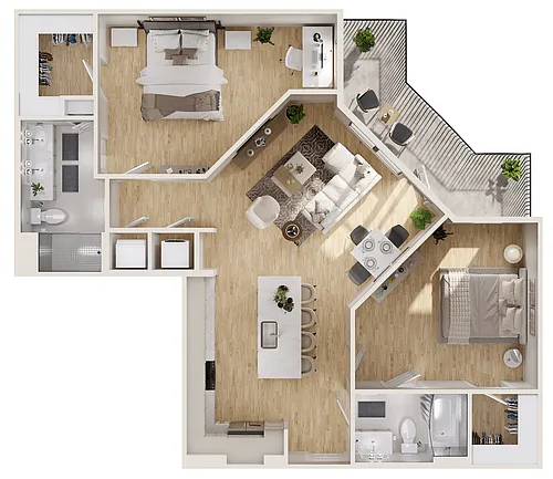 Floor plan B2