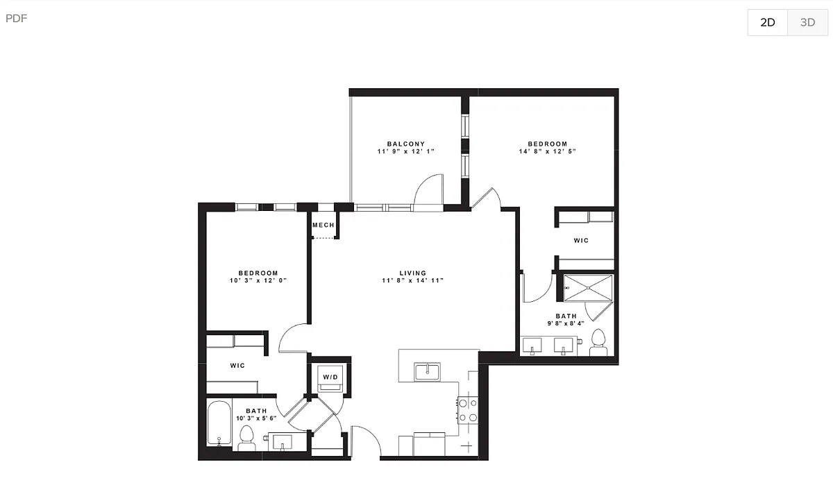 Floor plan B14