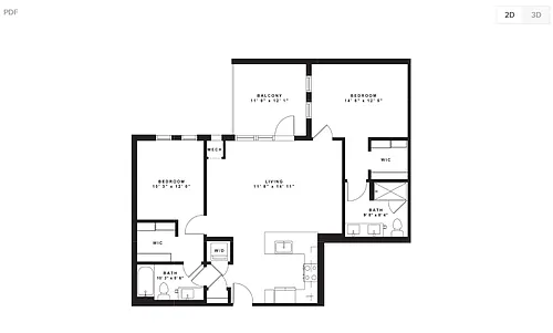 Floor plan B14