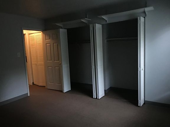 Two 6ft closets in large bedroom.