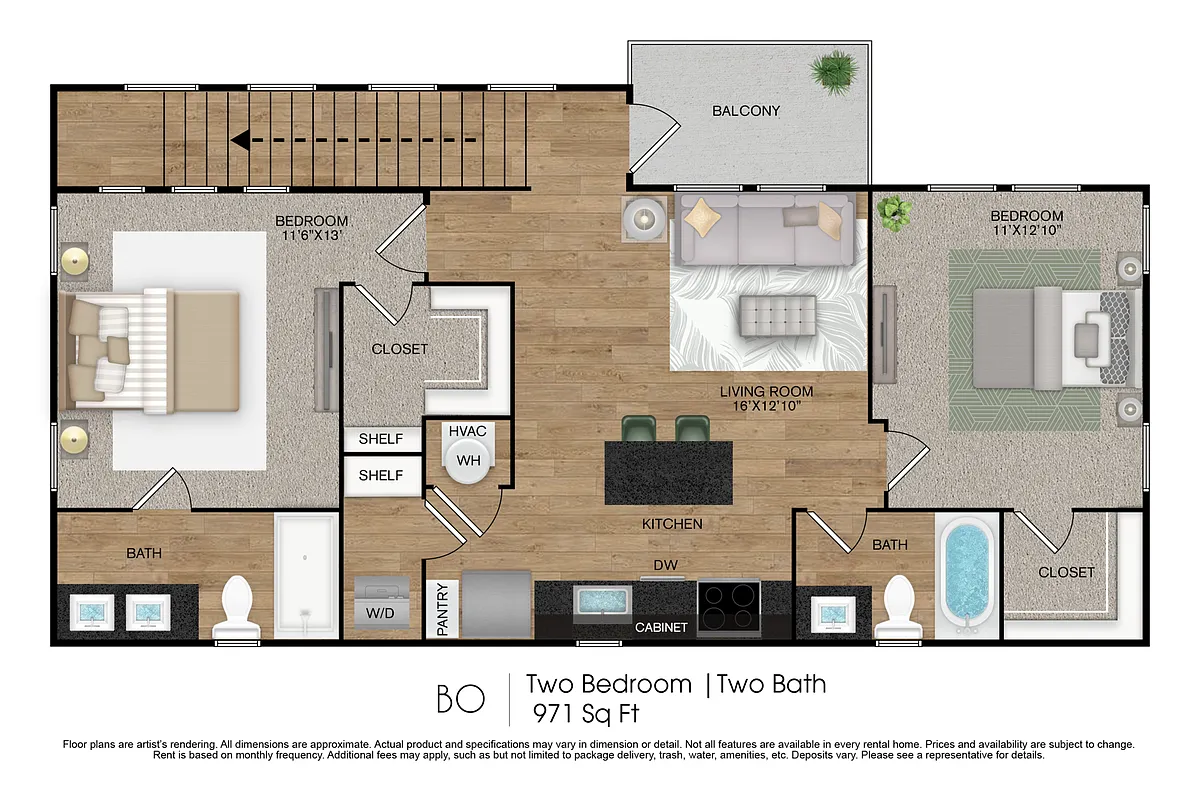 Floor plan B0