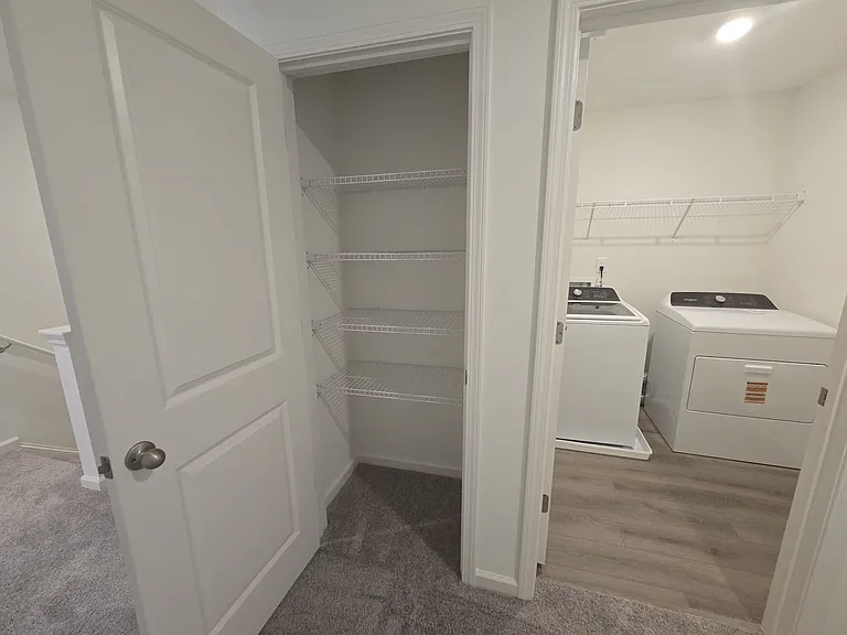 Linen closet next to laundry room (2nd floor)