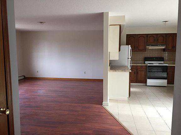 Open living room to kitchen