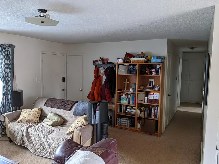 Upstairs living room and hallway to bedrooms