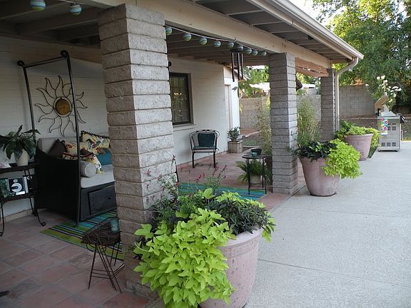 Huge covered patio