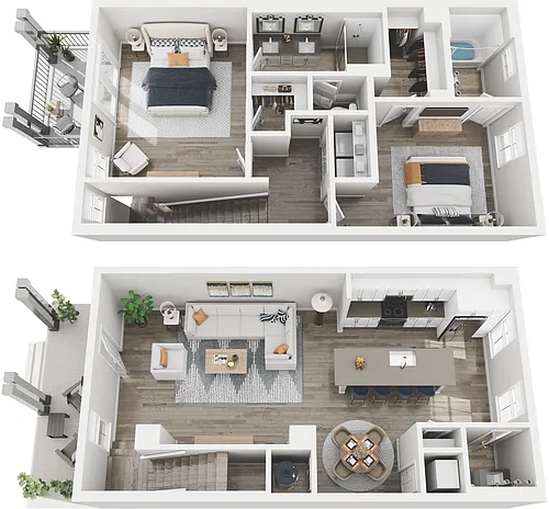 Floor plan 2A - Harpeth Townhome