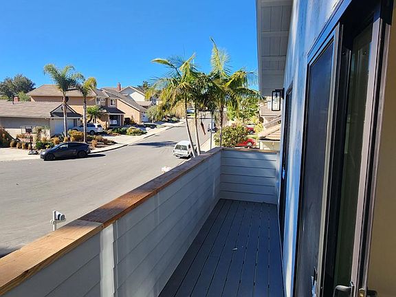 Balcony and view of street - balcony connects between living room and bedroom
